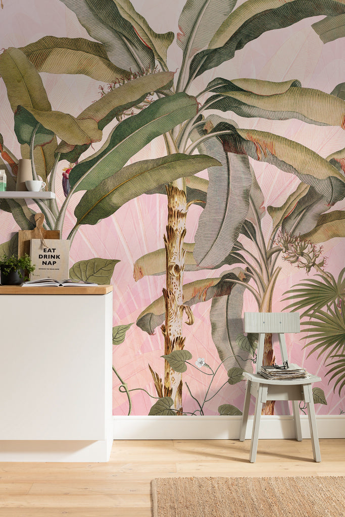Nature Mural Wallpaper at Forest Homes - How much wallpaper do I need? (with calculator!)