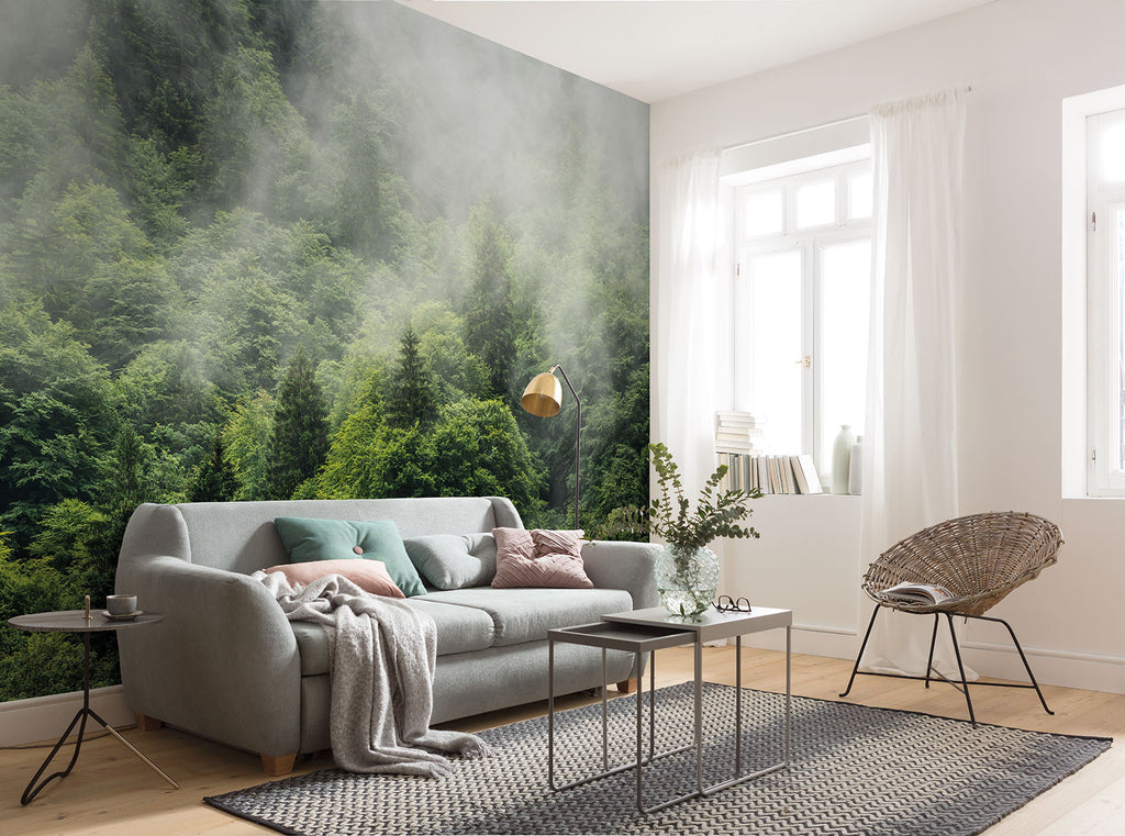 Nebbia Forest Mural Wallpaper at Forest Homes