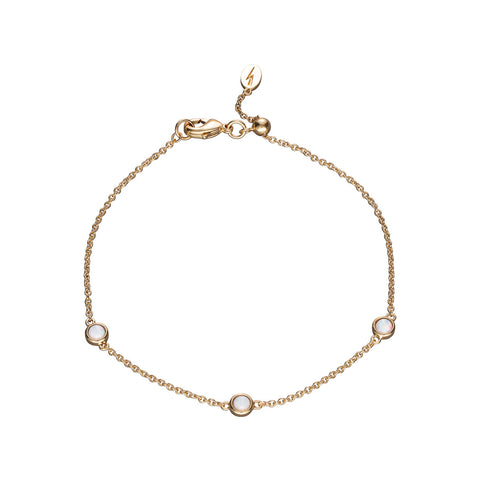 Bracciale Opal Dot con perlina scorrevole