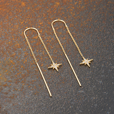 Starburst Threader Earrings