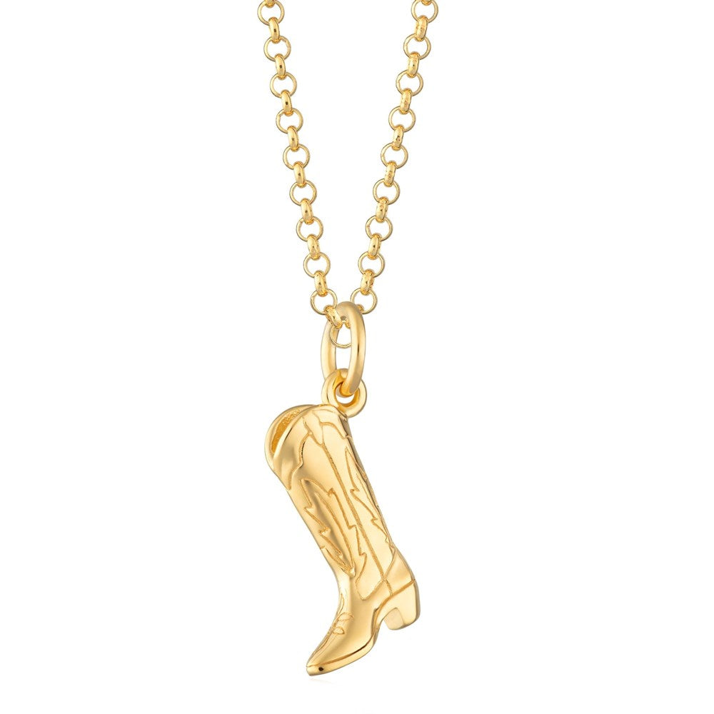 Cowboy Boot Necklace