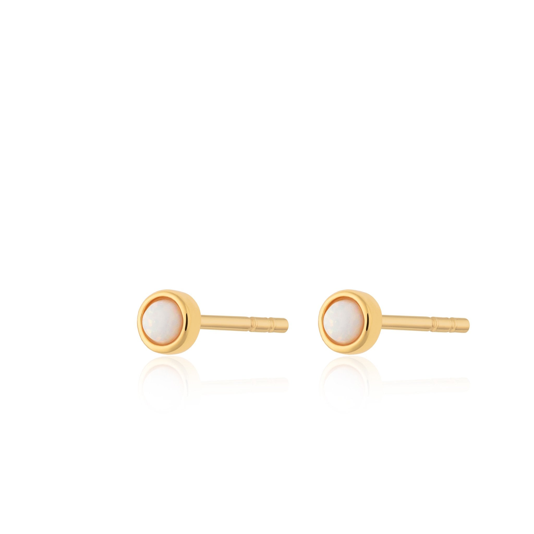 Opal Teeny Stud Earrings