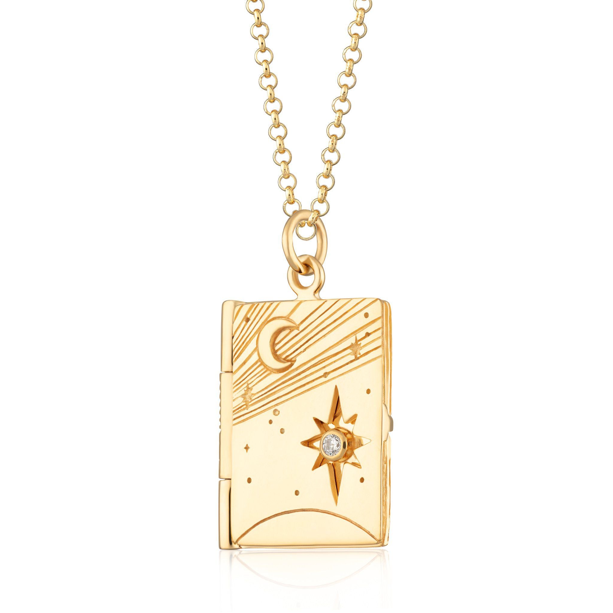 Celestial Locket Necklace