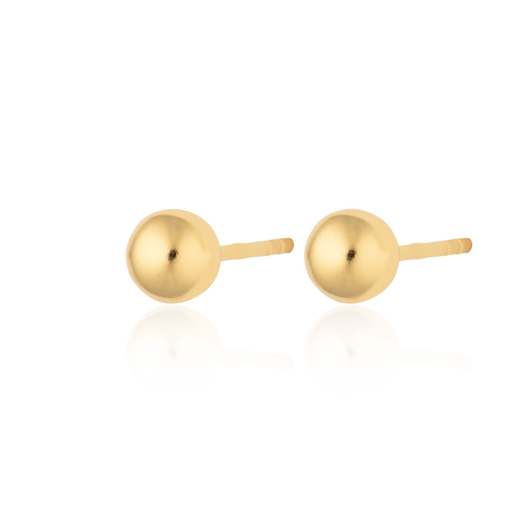 Ball Stud Earrings (5mm)