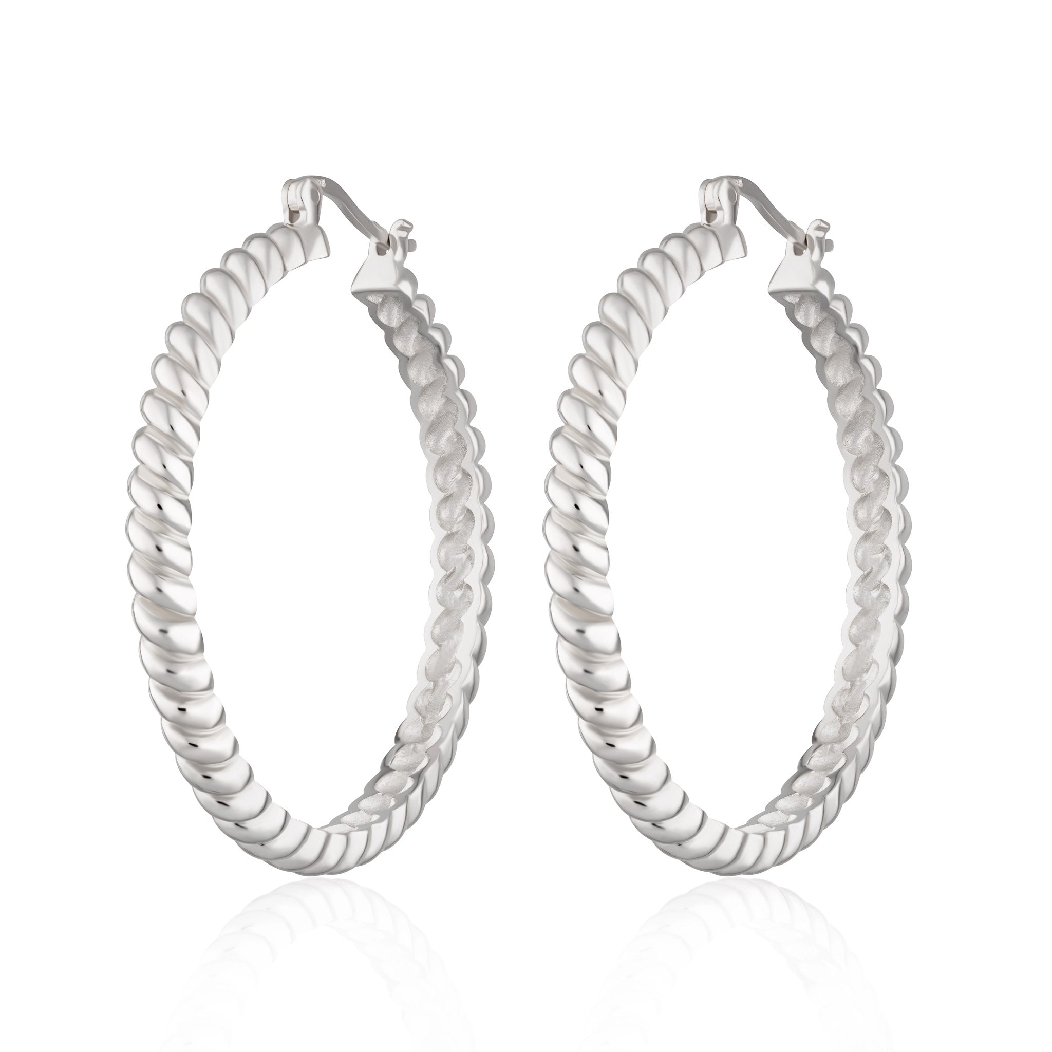 Hannah Martin Statement Twist Hoop Earrings