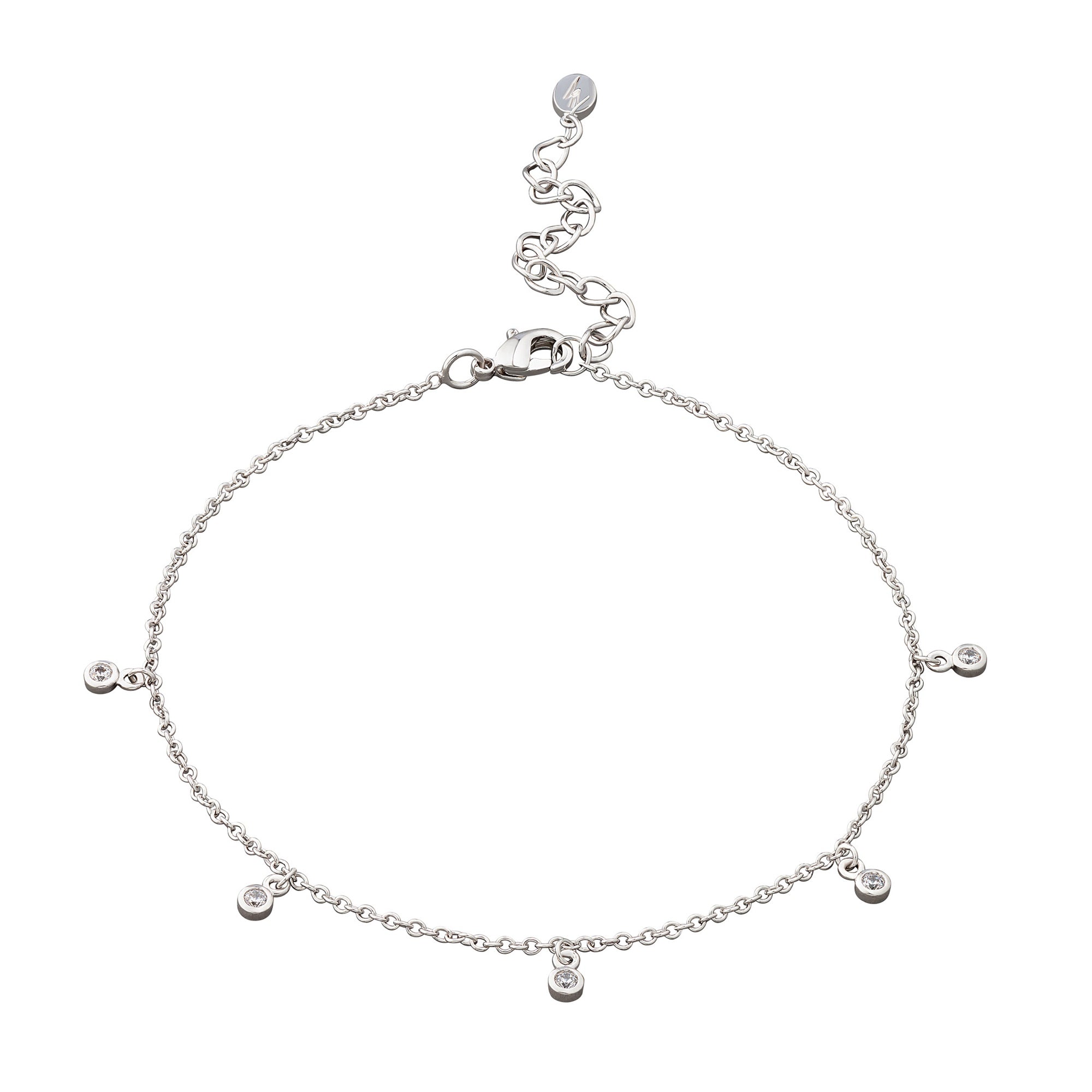 Anklet with Sparkle Drops