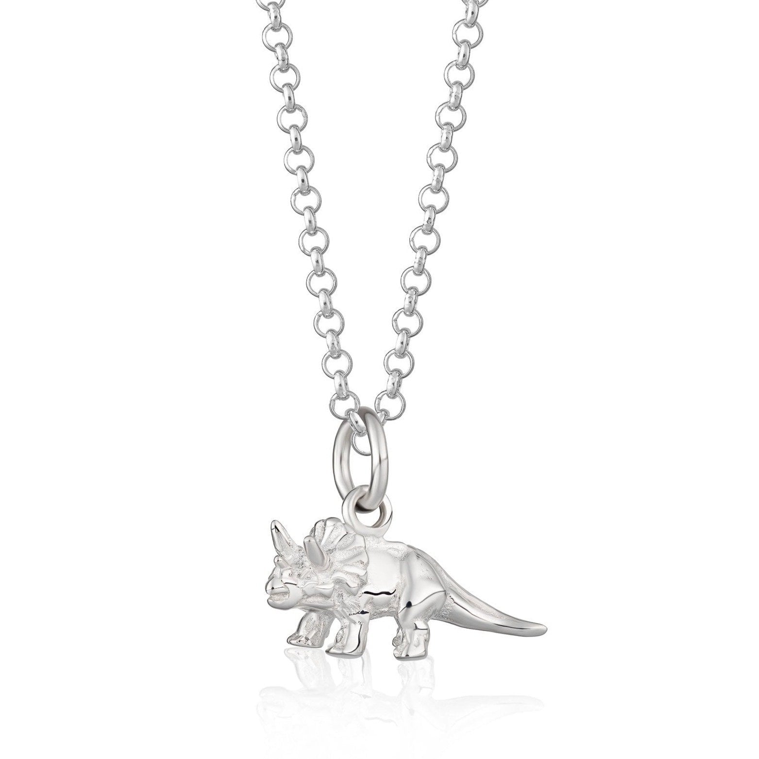 Triceratops Dinosaur Necklace