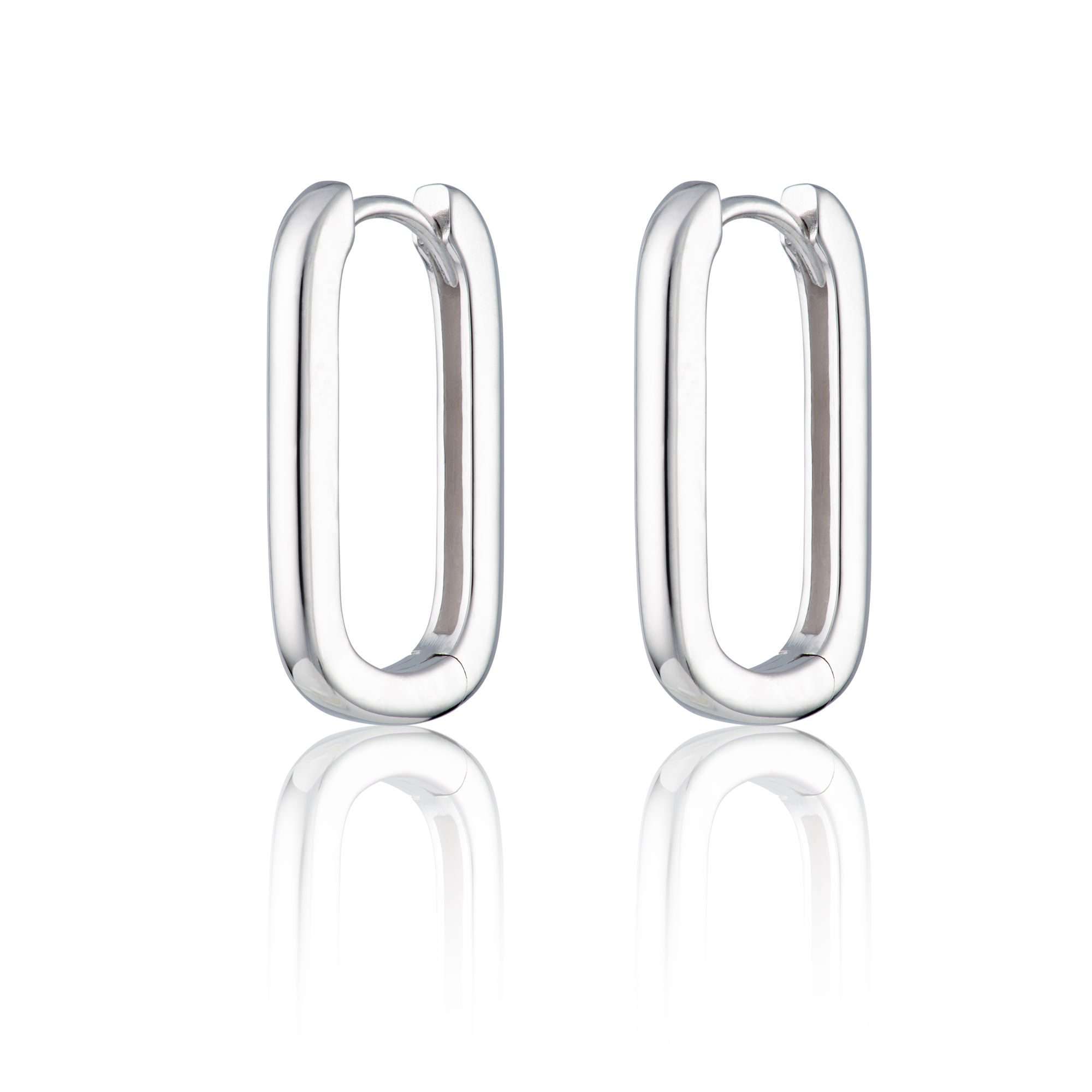 Oval Hoop Earrings