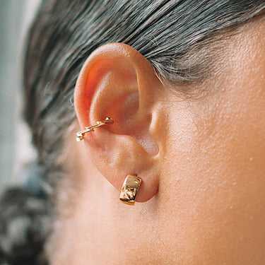 Spike Small-Tiny Hoop Earrings - Iconic Sun Inspired Celestial Hoops