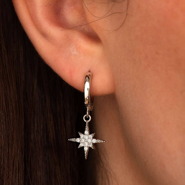 Sterling Silver Monster Starburst 9mm Friction Earring Backs-Pack of 6