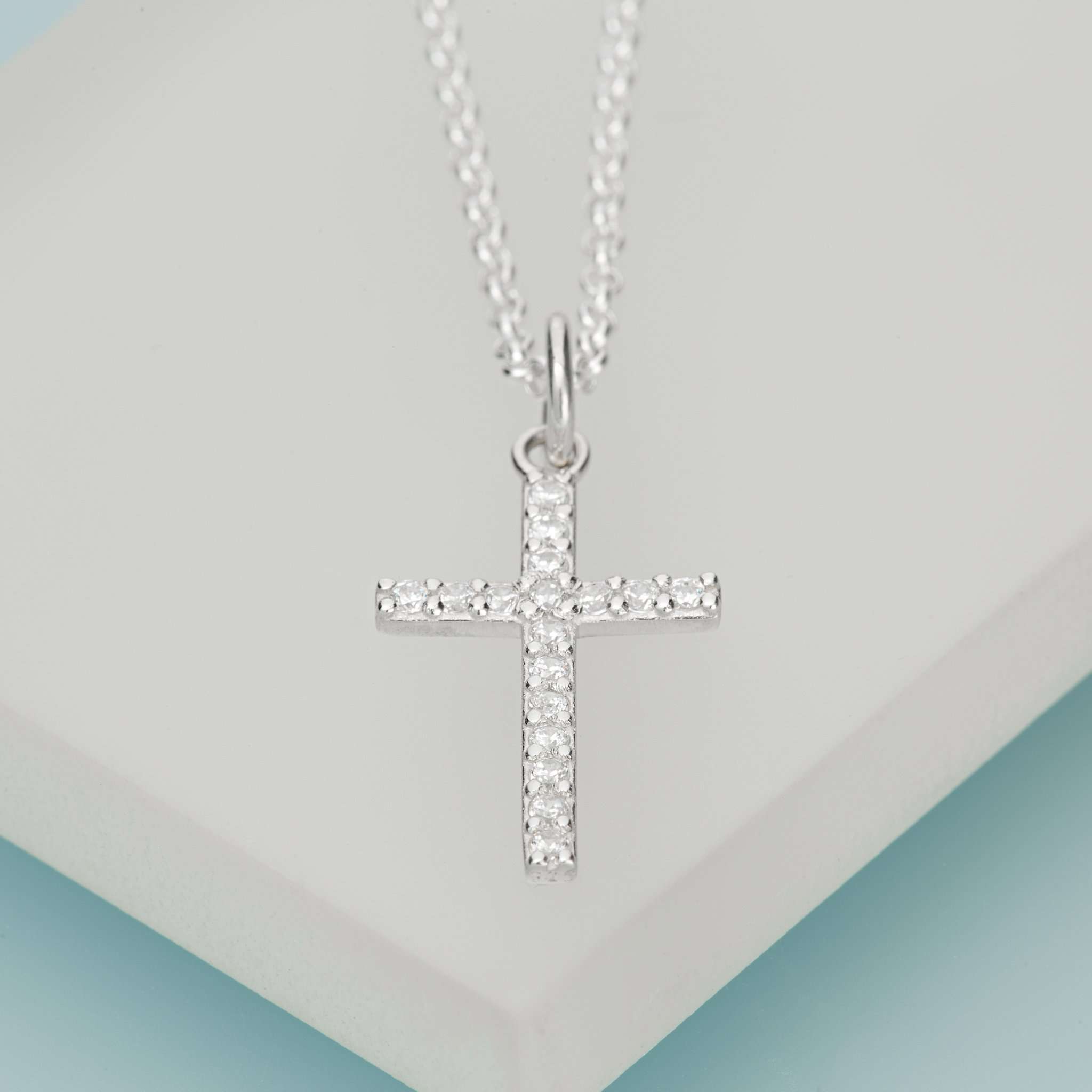 Crystal Cross Necklace