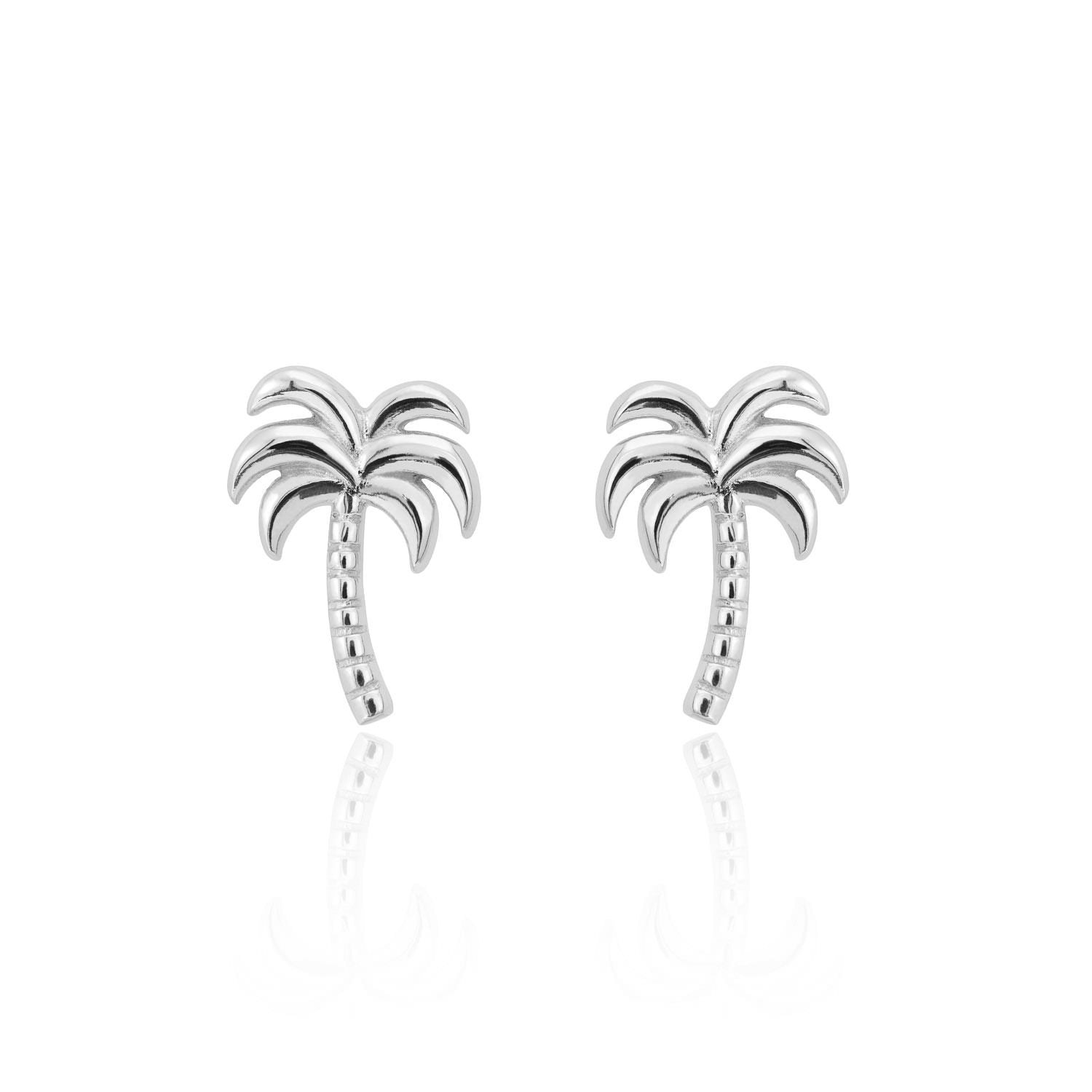 Palm Tree Stud Earrings