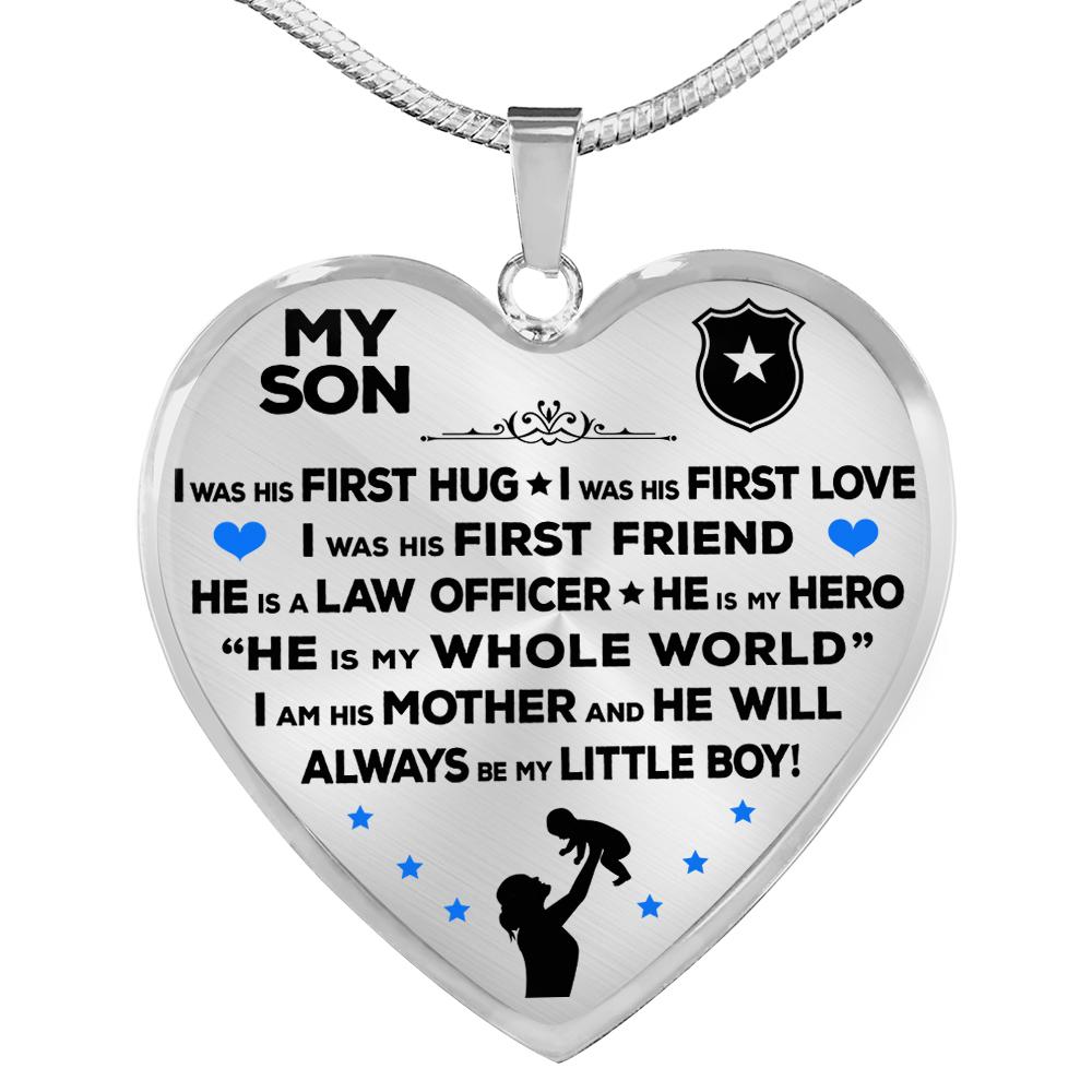 police mom necklace