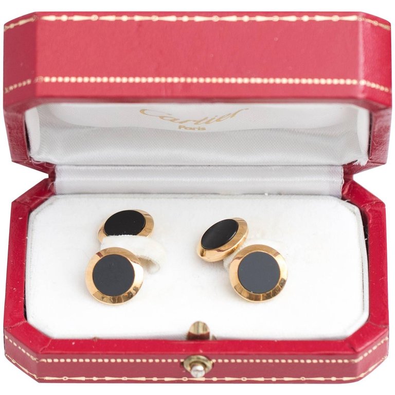 pre owned cartier cufflinks