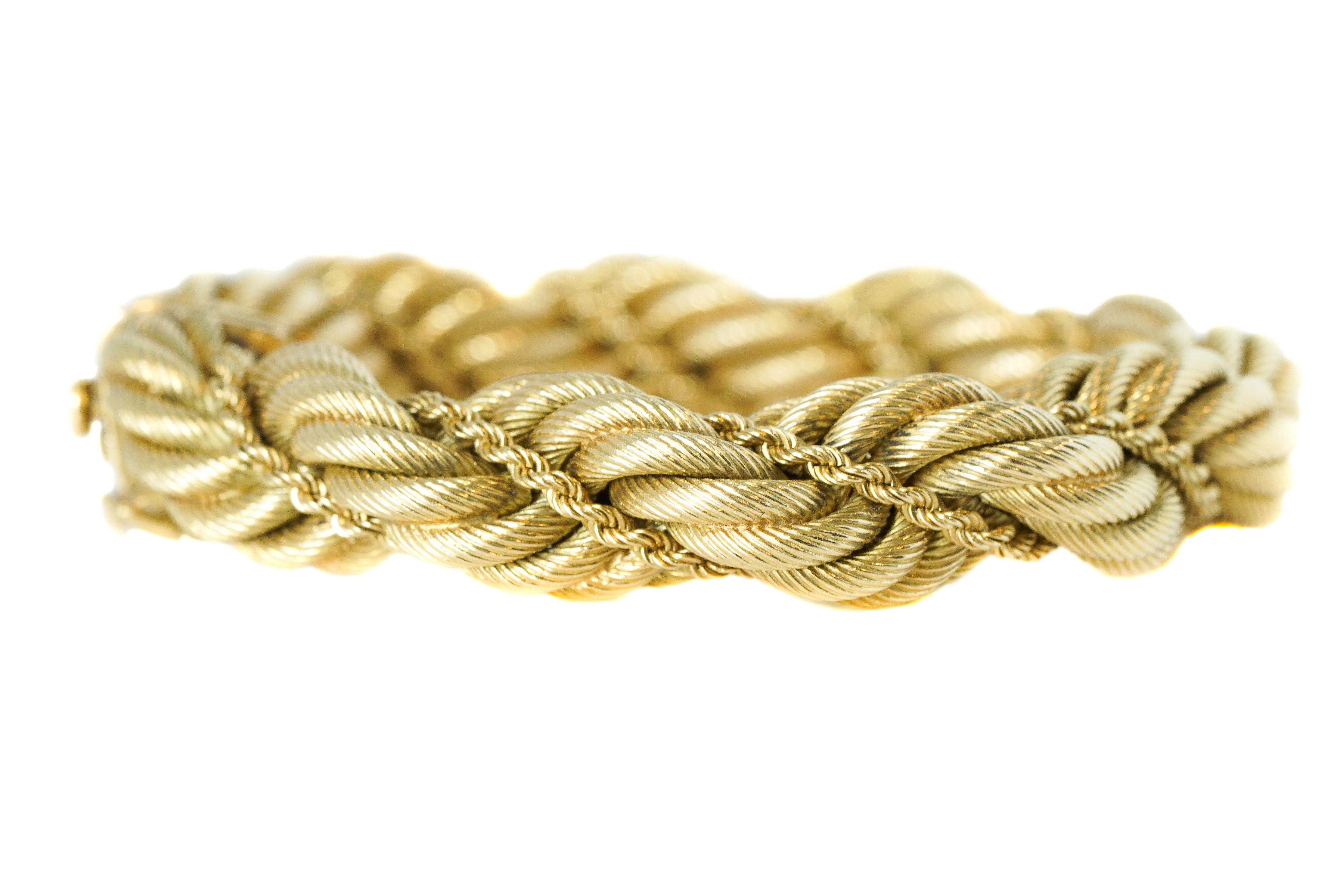 Tiffany and Co. 18k Gold Twisted Rope Bracelet - The Verma Group