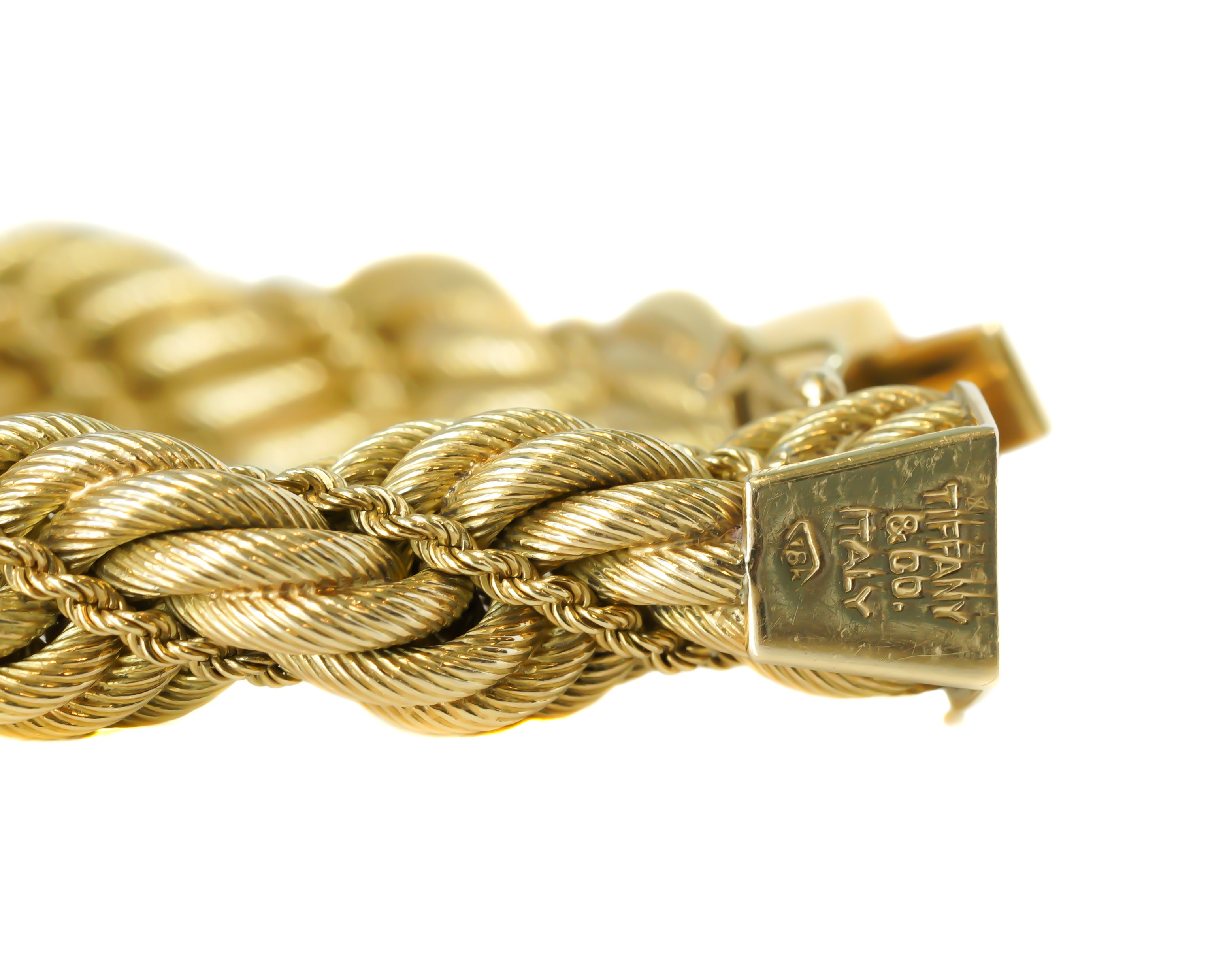 tiffany and co rope bracelet