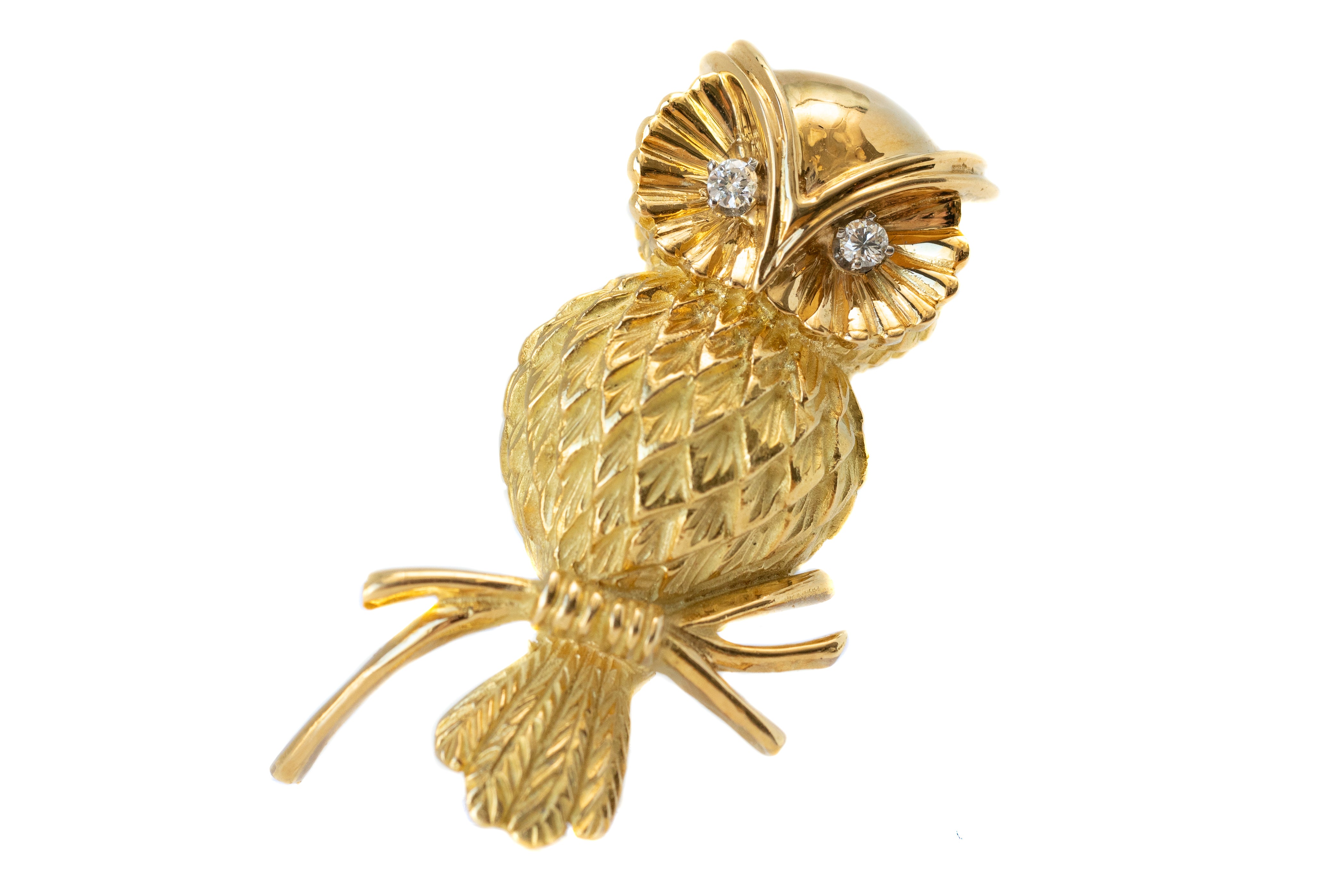 tiffany gold brooch