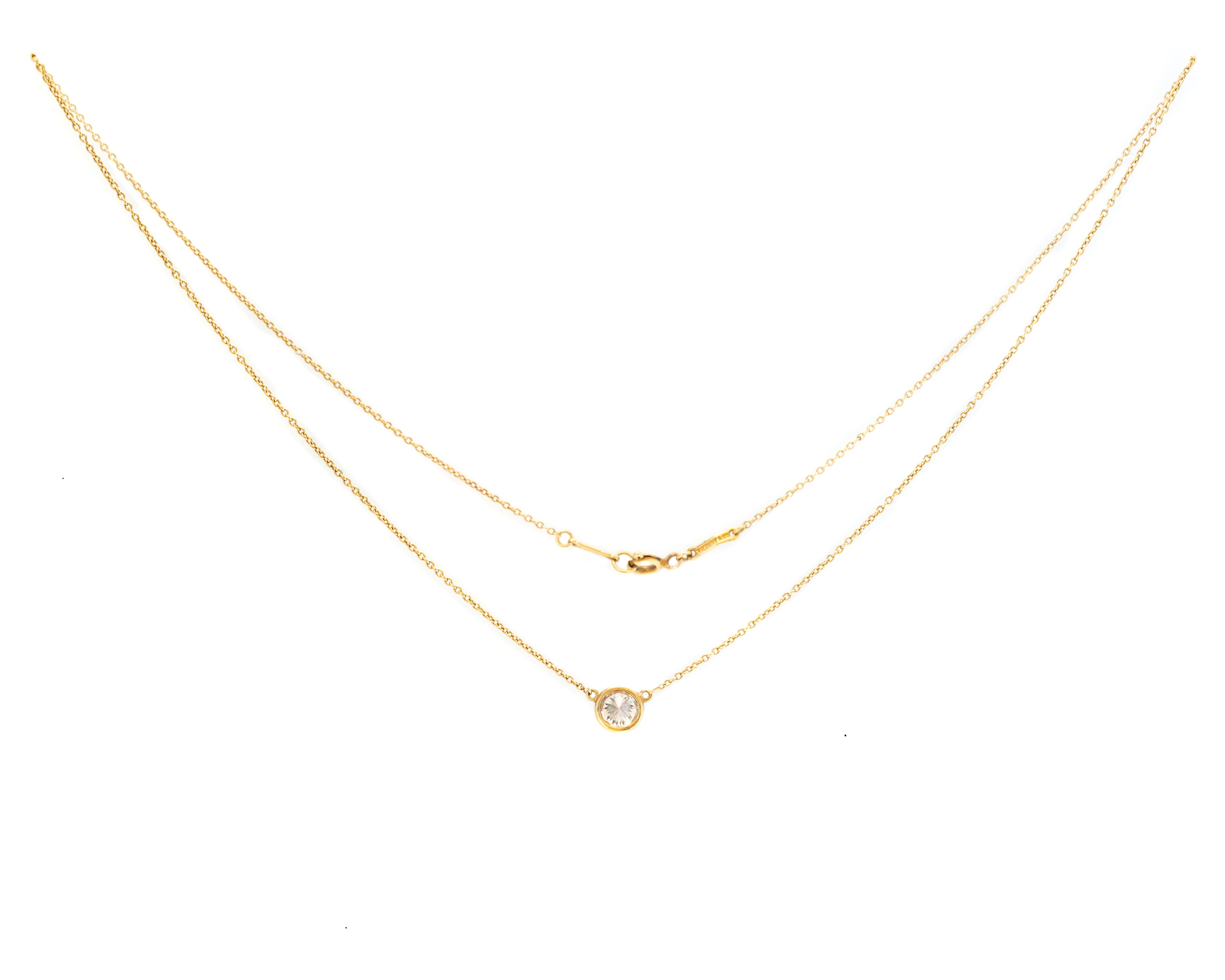 Co. Elsa 18k Gold Diamond Necklace 