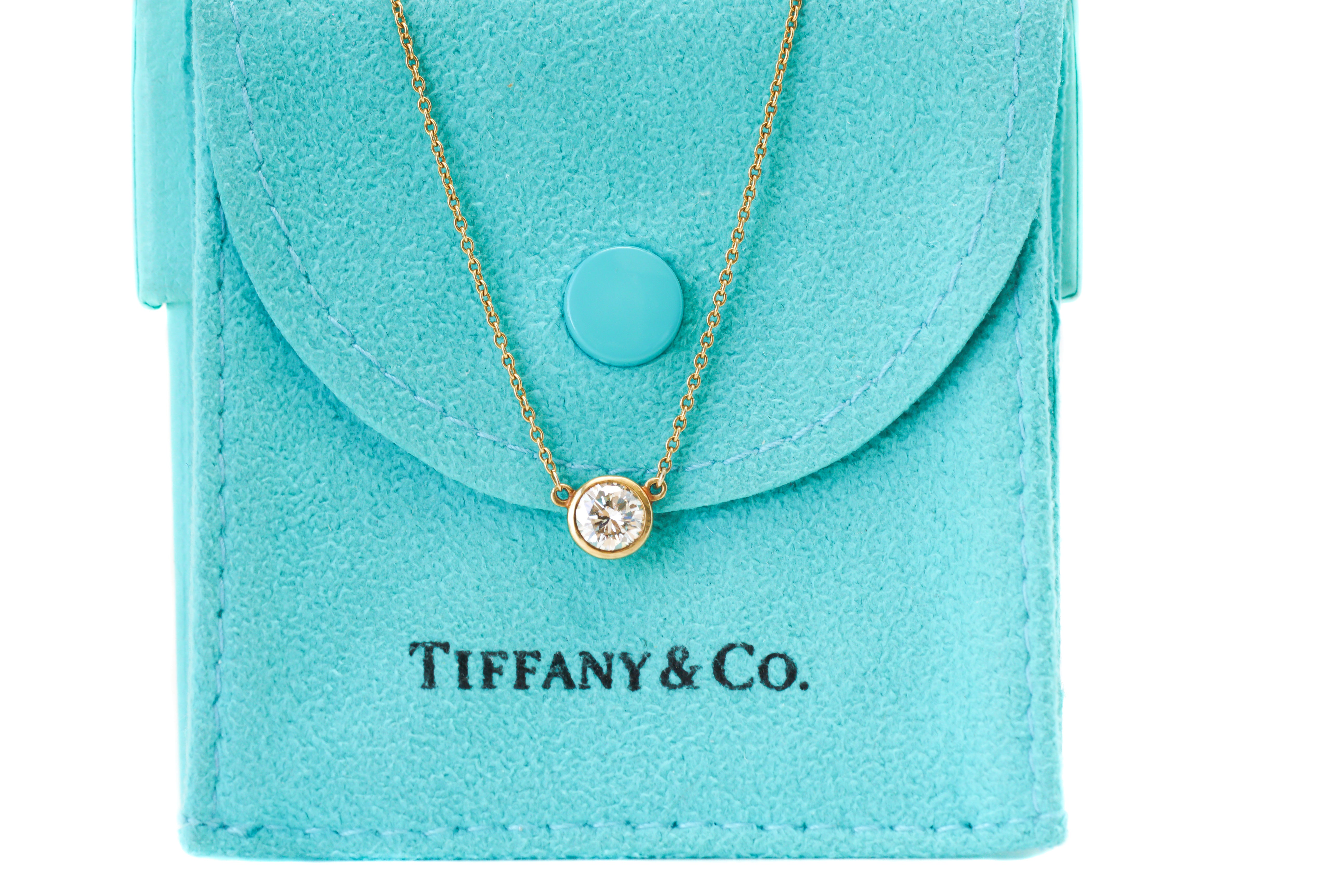 18k tiffany necklace