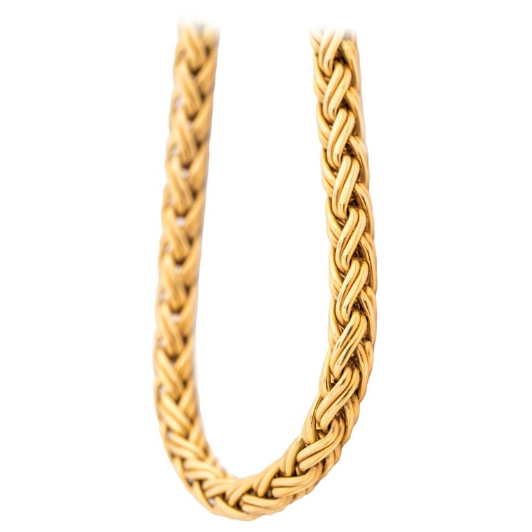 tiffany 14k gold chain