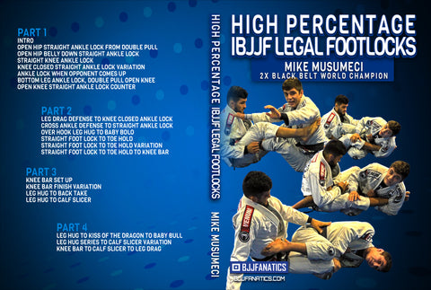 High Percentage IBJJF Legal Footlocks by Mikey Musumeci