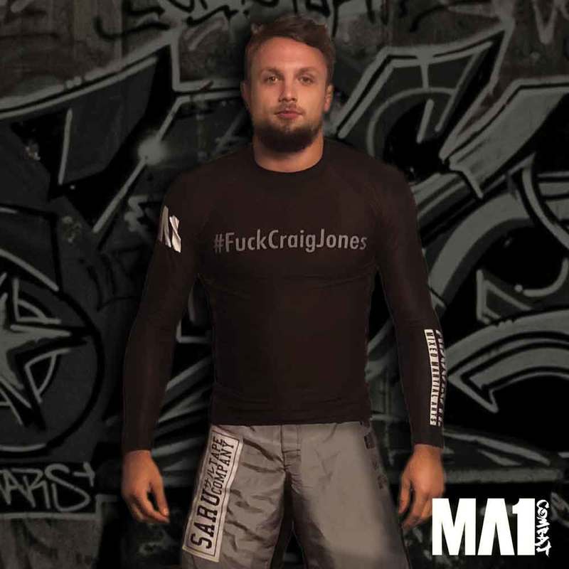 #FUCKCRAIGJONES MA1 LONG SLEEVE RASH GUARD