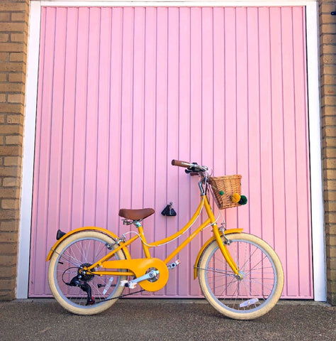 Vélo 24 rose pour enfants 7 à 11 ans look rétro Gingersnap de Bobbin