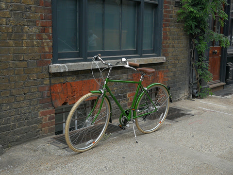 vélo de battement vert