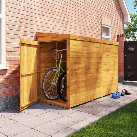 BillyOh Mini Expert Pent Tongue and Groove Bike Shed