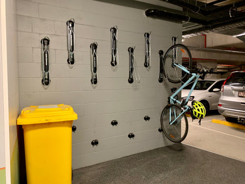 Parkplatz für Fahrradständer