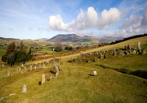 Scenic view of the Isle of Man