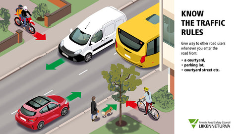 Traffic rules infographic
