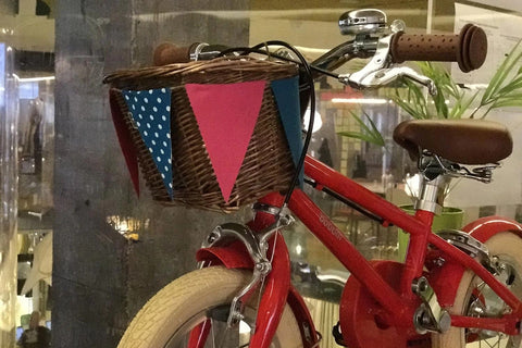 Bike Basket Garland - Polka