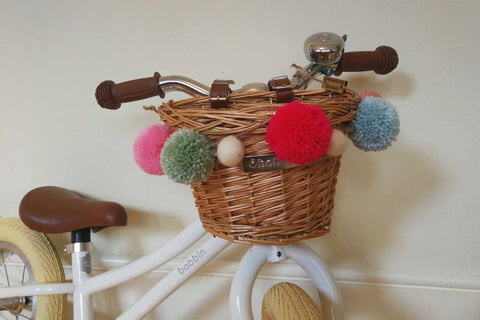 Bike Basket Garland - Nordic Pom Pom