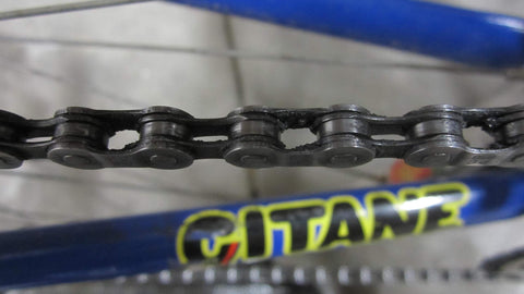 Bike chain close up