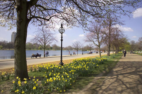 Radfahren auf den Radwegen des Hyde Parks