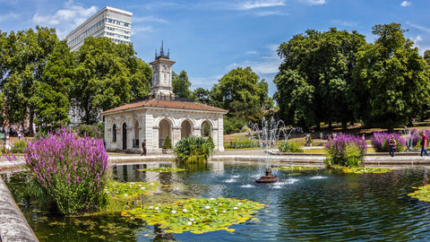 cycle through kensington gardens pond