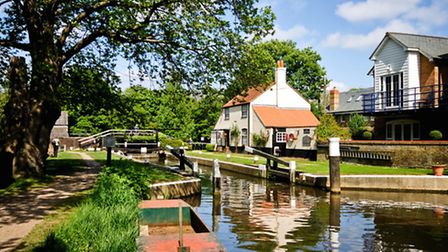 Weybridge England-Radweg von London nach Paris