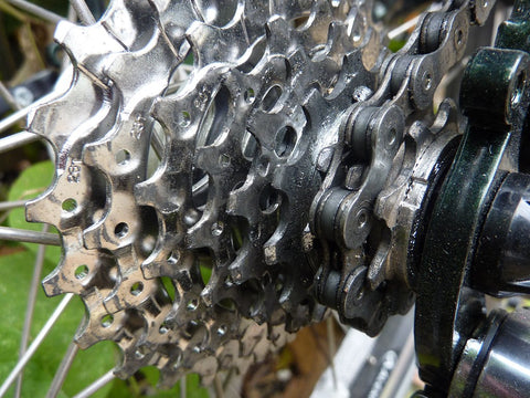 Capreo rear hub and 9-speed cassette with 9-tooth sprocket.