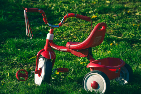 Red bike tricycle