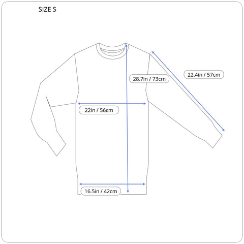 SWEATER SIZECHART - Guapi Clothing