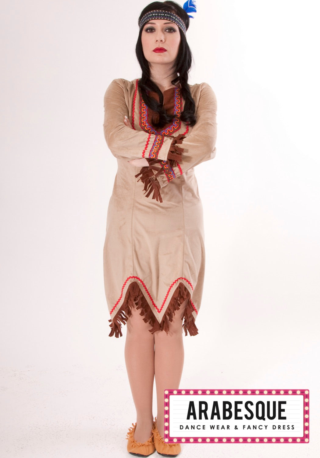red indian costume