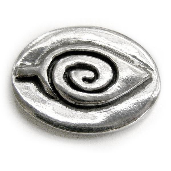 Basic Spirit Spiral Leaf / Live Simply Pocket Token