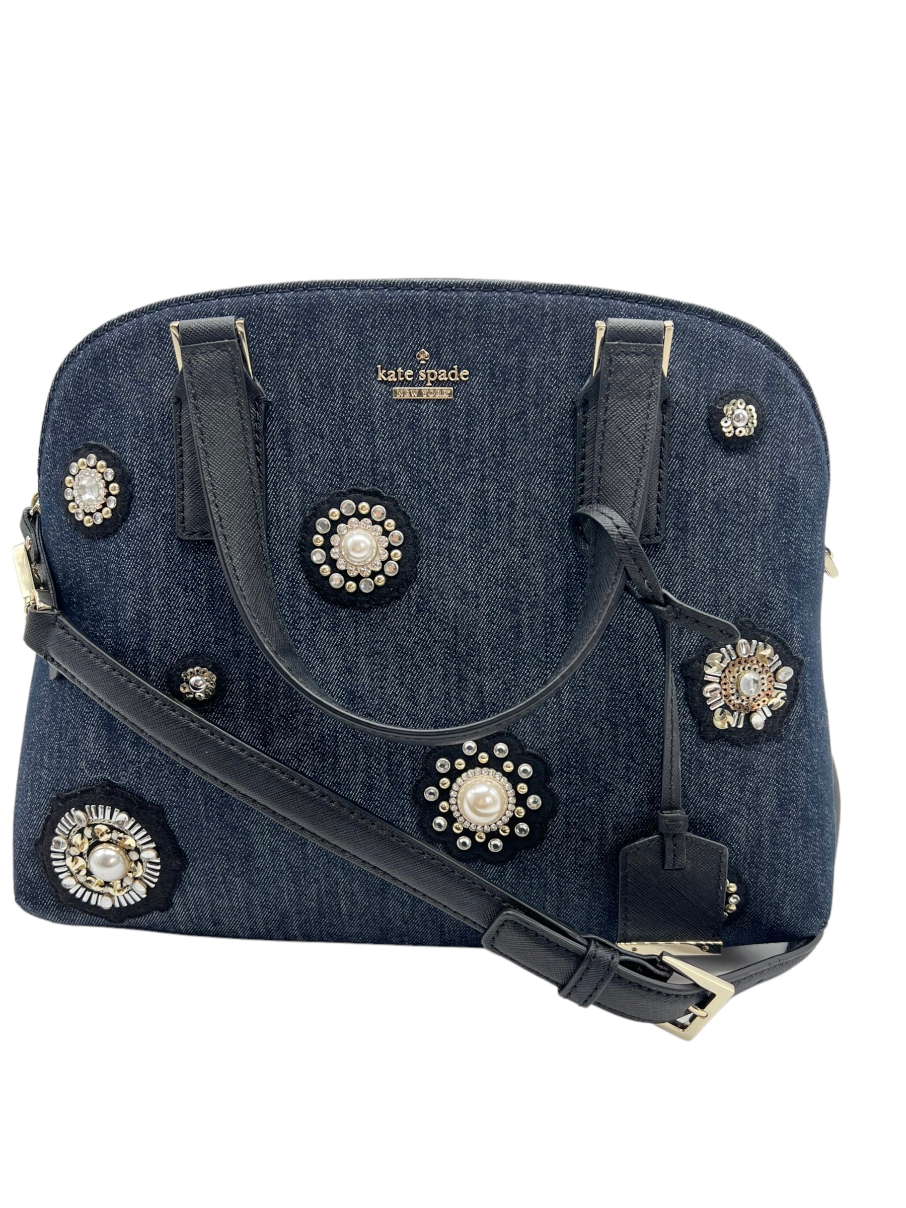 Kate Spade Cameron Street 'Lottie' Embellished Denim Bag – Shop Luxe Society