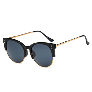 Clayton - Women Round Petite Cat Eye Sunglasses Circle - Cramilo Eyewear -  Stylish & Trendy Eyewear