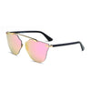 ALLEGAN | S2032 - Women Round Cat Eye Sunglasses - Cramilo Eyewear - Stylish Trendy Affordable Sunglasses Clear Glasses Eye Wear Fashion