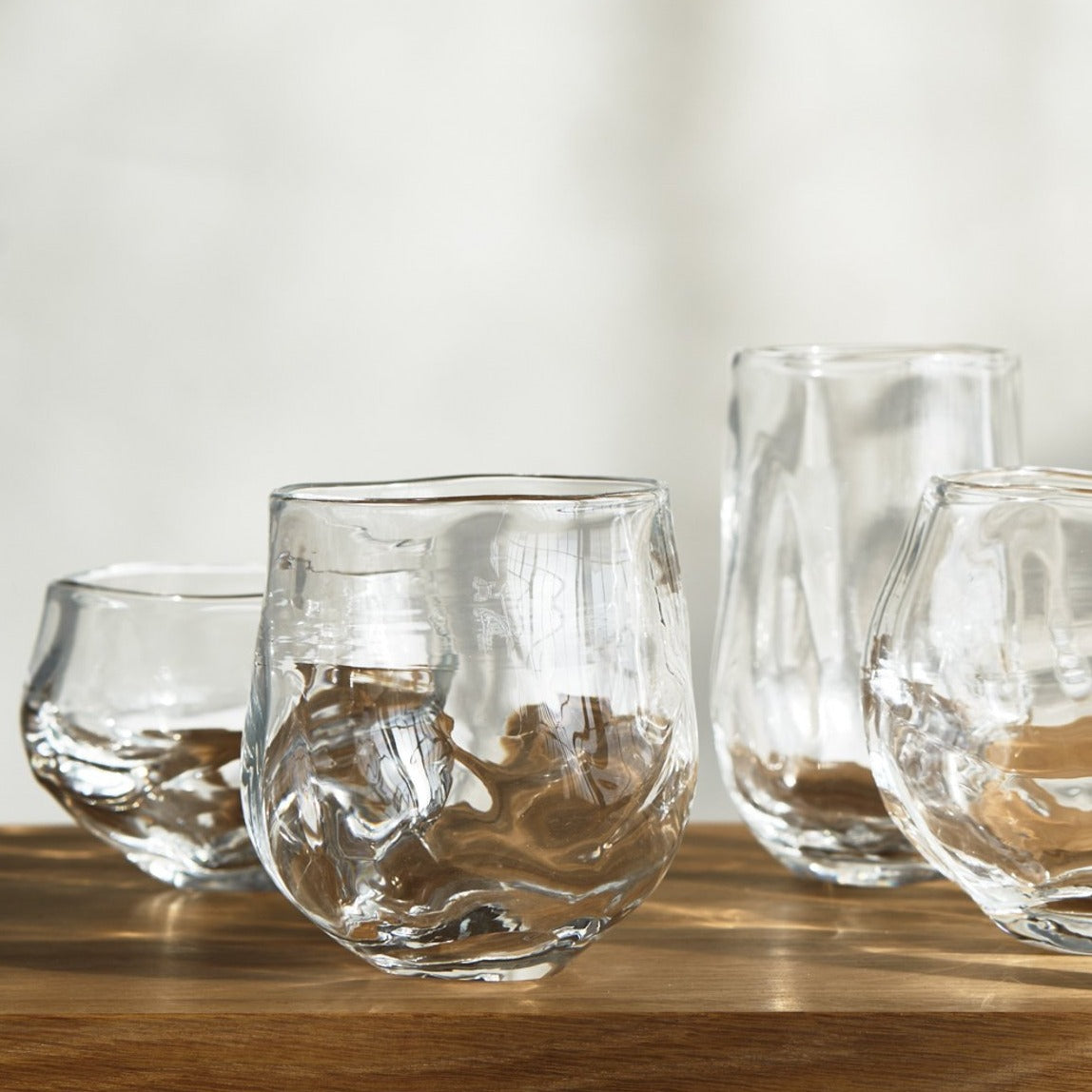 Clear Facet Glass in Multiple Sizes  Drinking Glasses & Glassware – Roman  and Williams Guild