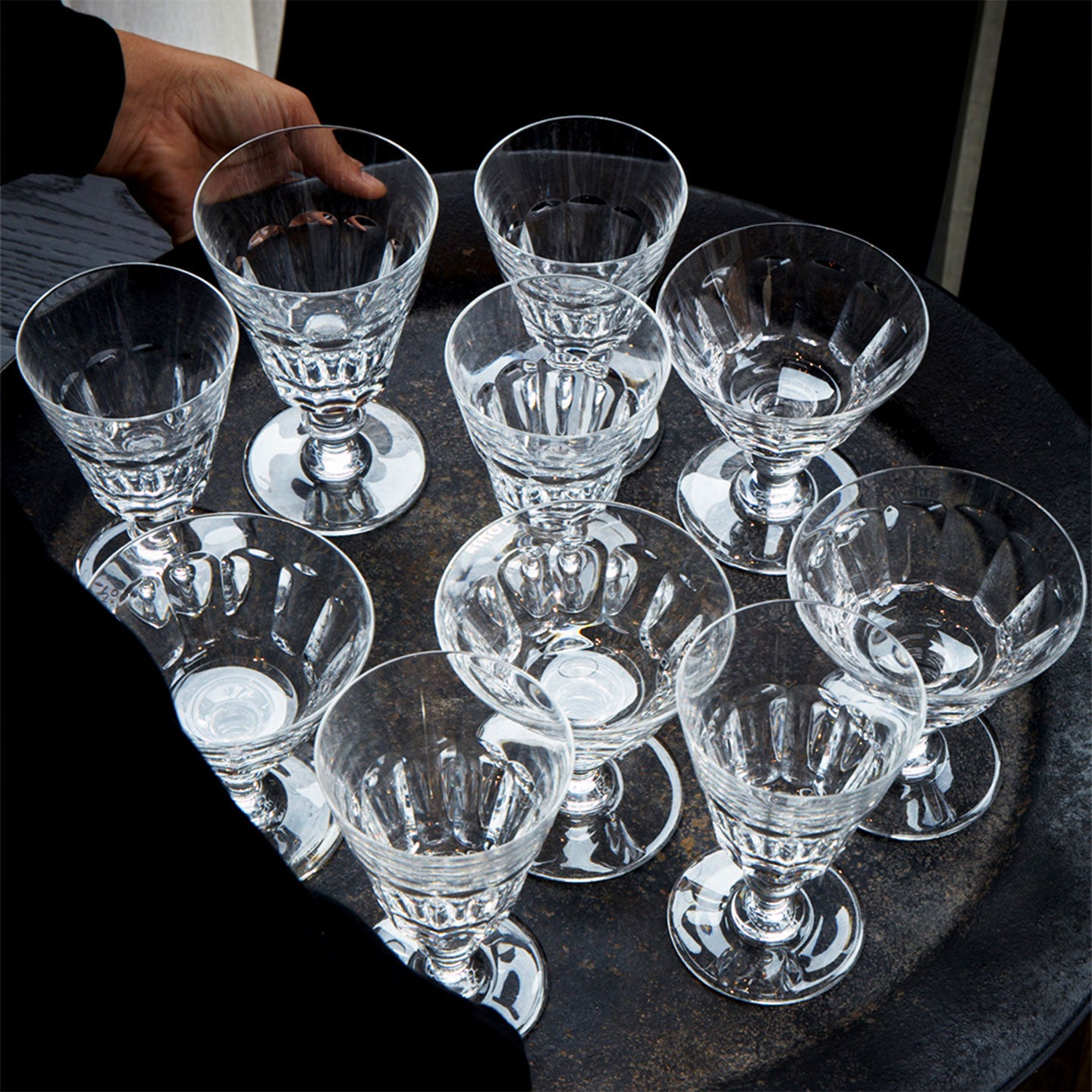 Clear Facet Glass in Multiple Sizes  Drinking Glasses & Glassware – Roman  and Williams Guild