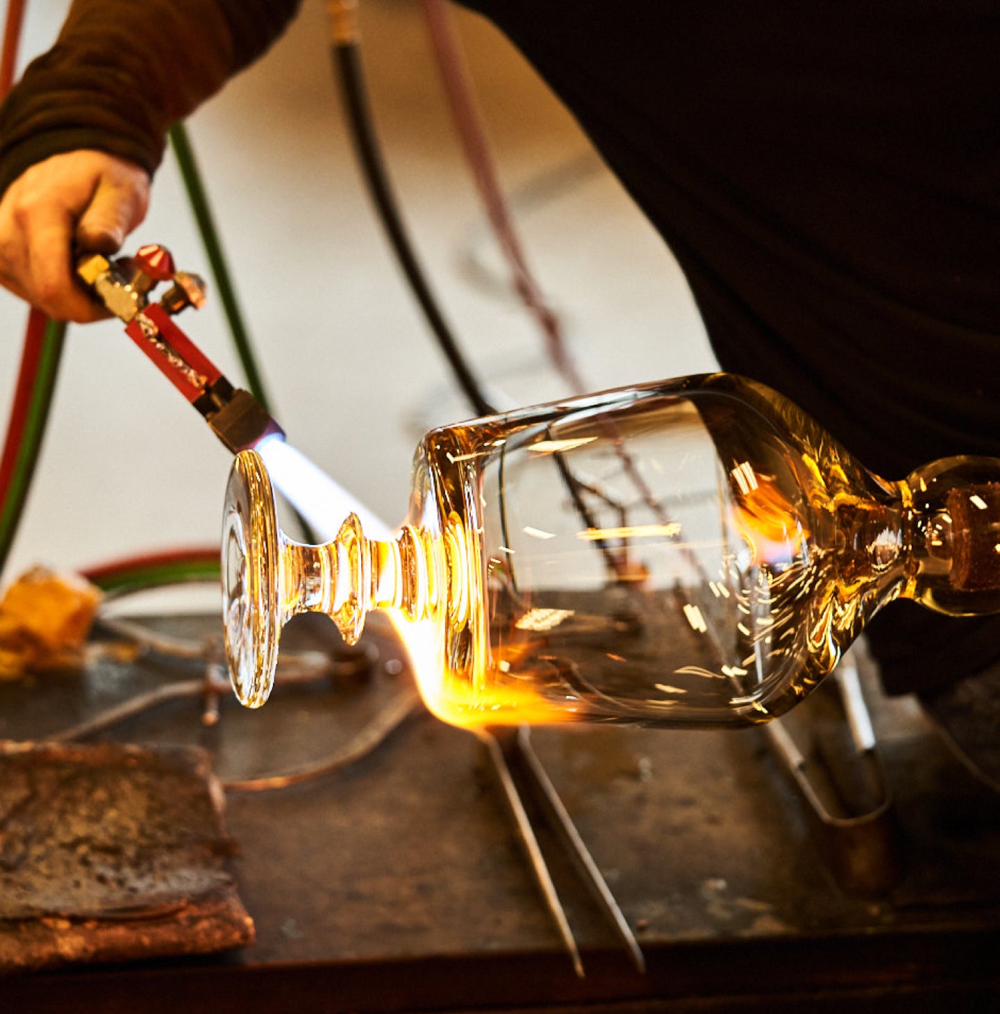 Hand Blown Coupe Cocktail Glass with Stem  Cocktail Glasses & Stemware –  Roman and Williams Guild