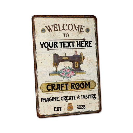 Personalized Craft Room Sign Art Studio Decor Painting Pottery